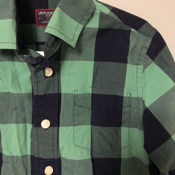 UNTUCKit boys button down size 4-5 - Picture 4 of 6